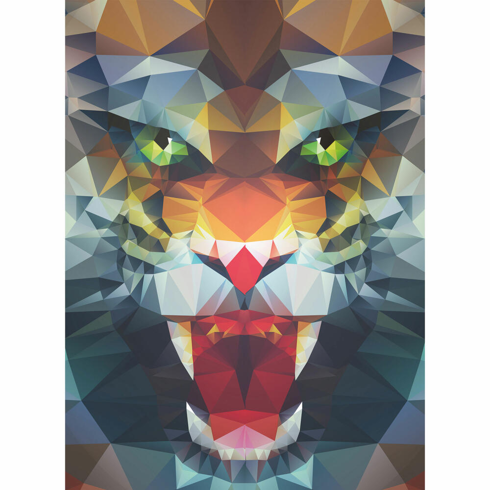 Ravensburger Löwe aus Polygonen, Erwachsenenpuzzle, Puzzle, 500 Teile, 16984