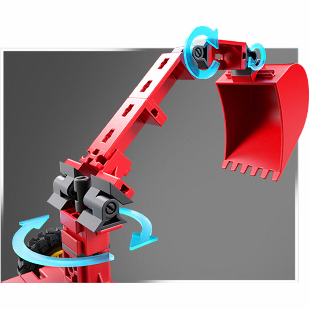 fischertechnik Junior Constructor, Einsteiger-Baukasten, Konstruktionsspielzeug, Baustelle, Spielzeug, ab 5 Jahre, 564065