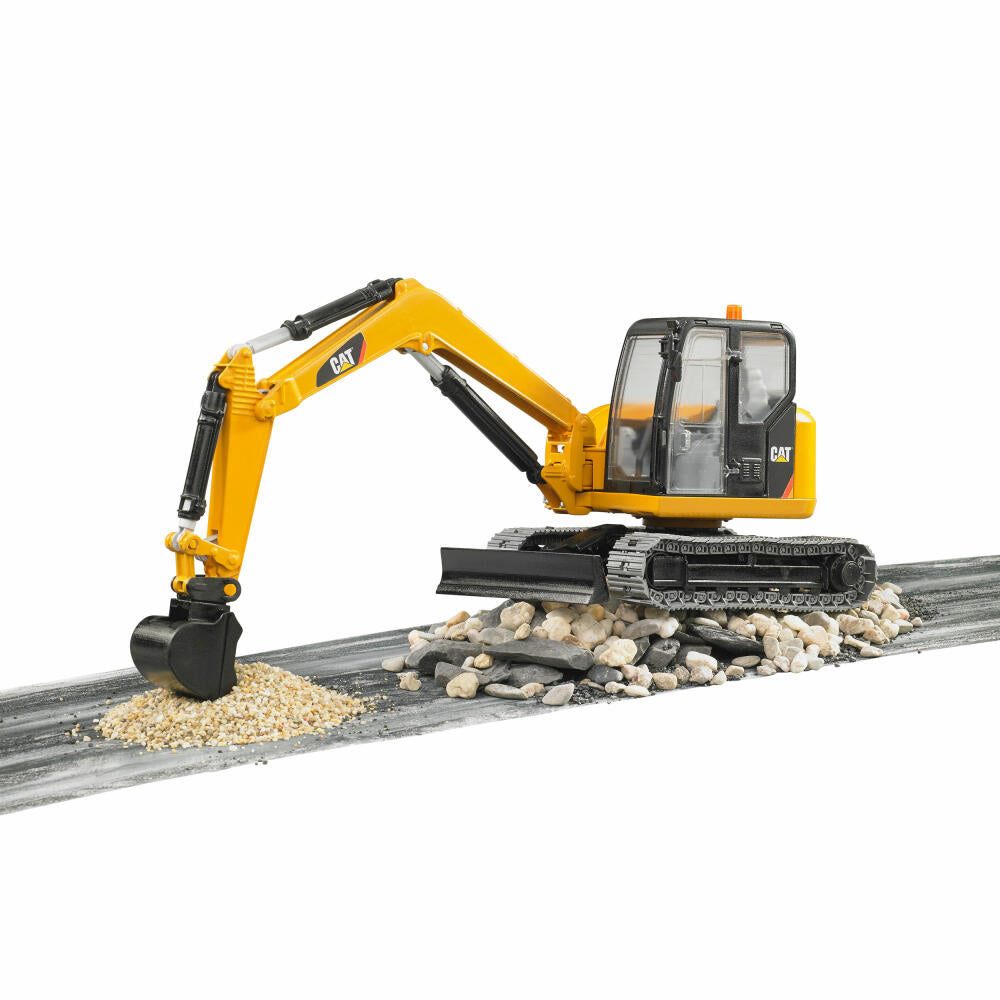 Bruder Construction Vehicles Cat Mini Excavator, Mini Excavator, Model Vehicle, Model Vehicle, Toy, 02456