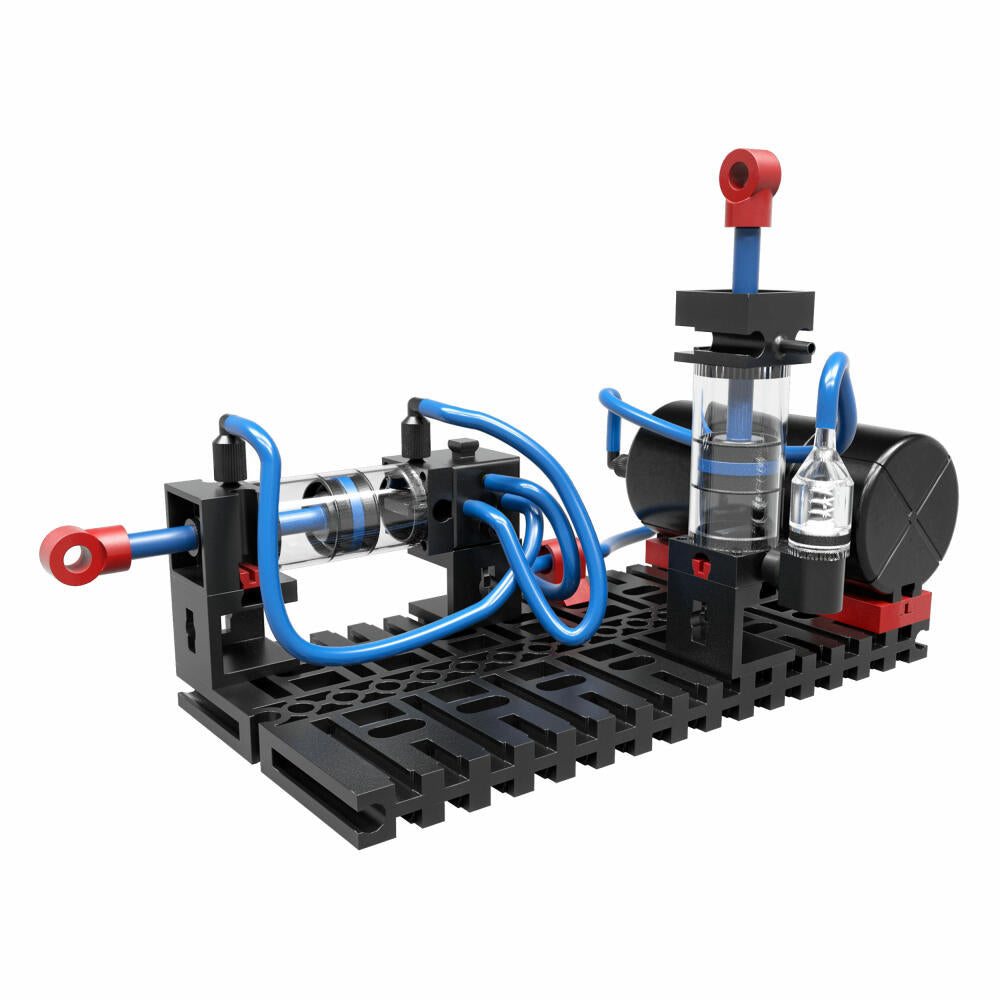 fischertechnik Profi Pneumatic Power, 200-tlg., Pneumatikventilen und -zylindern, Pneumatik Spielzeug, Luftspeicher, Motorikspielzeug, Baukasten, 533874