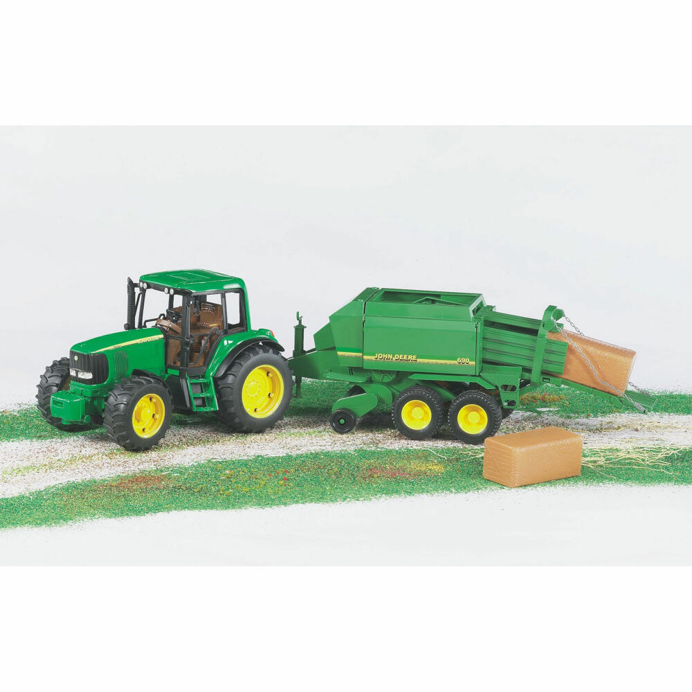 Bruder Agriculture John Deere Large Baler, Model Vehicle, Model Vehicle, Toy, Accessories, 02017