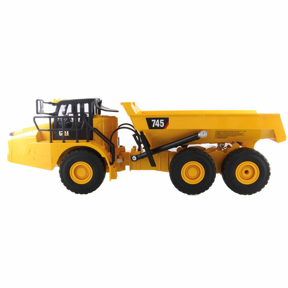 Carrera CAT 745 Articulated Truck, articulated dump truck, construction machine, excavator, Carrera RC, 2.4 GHz, 1:24, 37025004