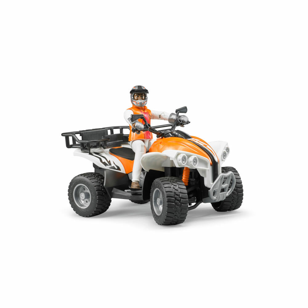 Bruder Freizeit Quad, mit Fahrer, Modellfahrzeug, Modell Fahrzeug, Spielzeug, 63000