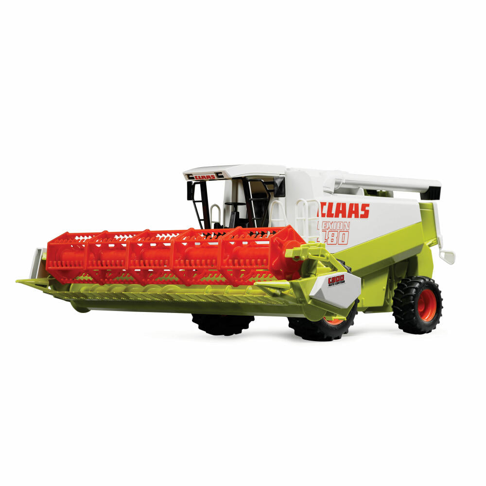 Bruder Agriculture Claas Lexion 480 Combine Harvester, Harvesting Machine, Model Vehicle, Model Vehicle, Toy, 02120