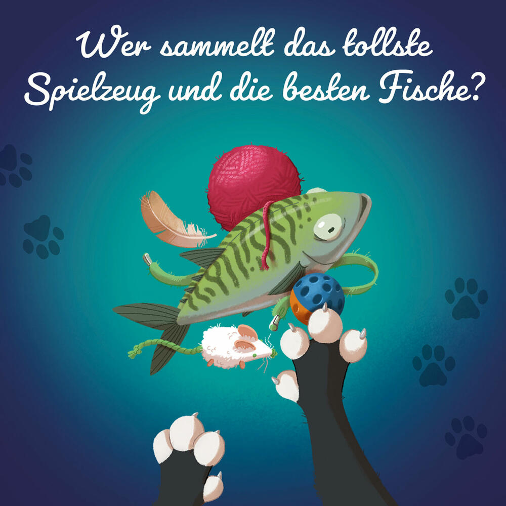 KOSMOS Fish & Flausch, card game, bidding game, family game, ages 8 and up, 741846