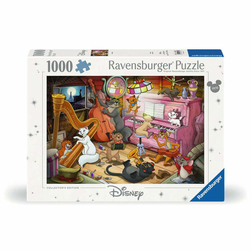 Ravensburger Puzzle Aristocats, Erwachsenenpuzzle, 1000 Teile, 12000753