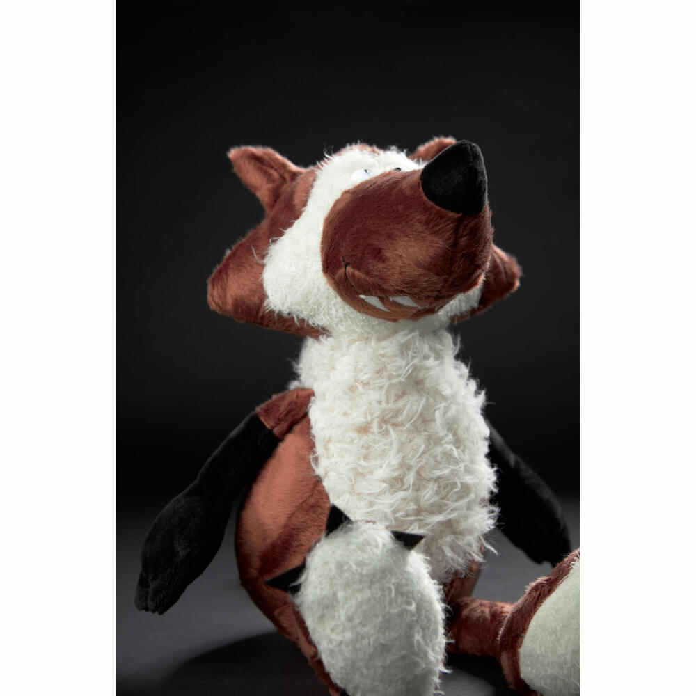 sigikid BEASTS cuddly toy fox FixFix, plush toy, cuddly toy, cuddly animal, red-brown / white, 39627