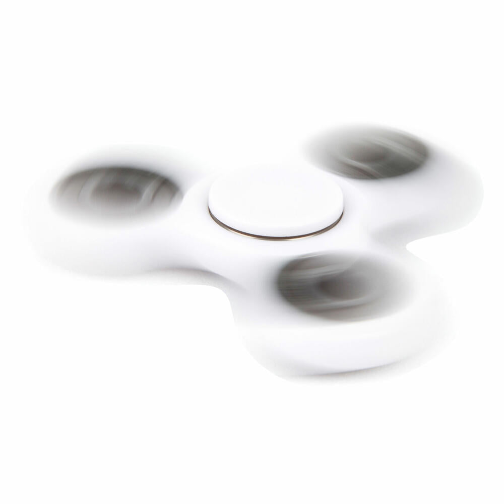 Legler Fingerspinner, Fidget Hand Spinner, Kunststoff / Metall, Weiß, 7,5 cm, ab 6 Jahren, 10834
