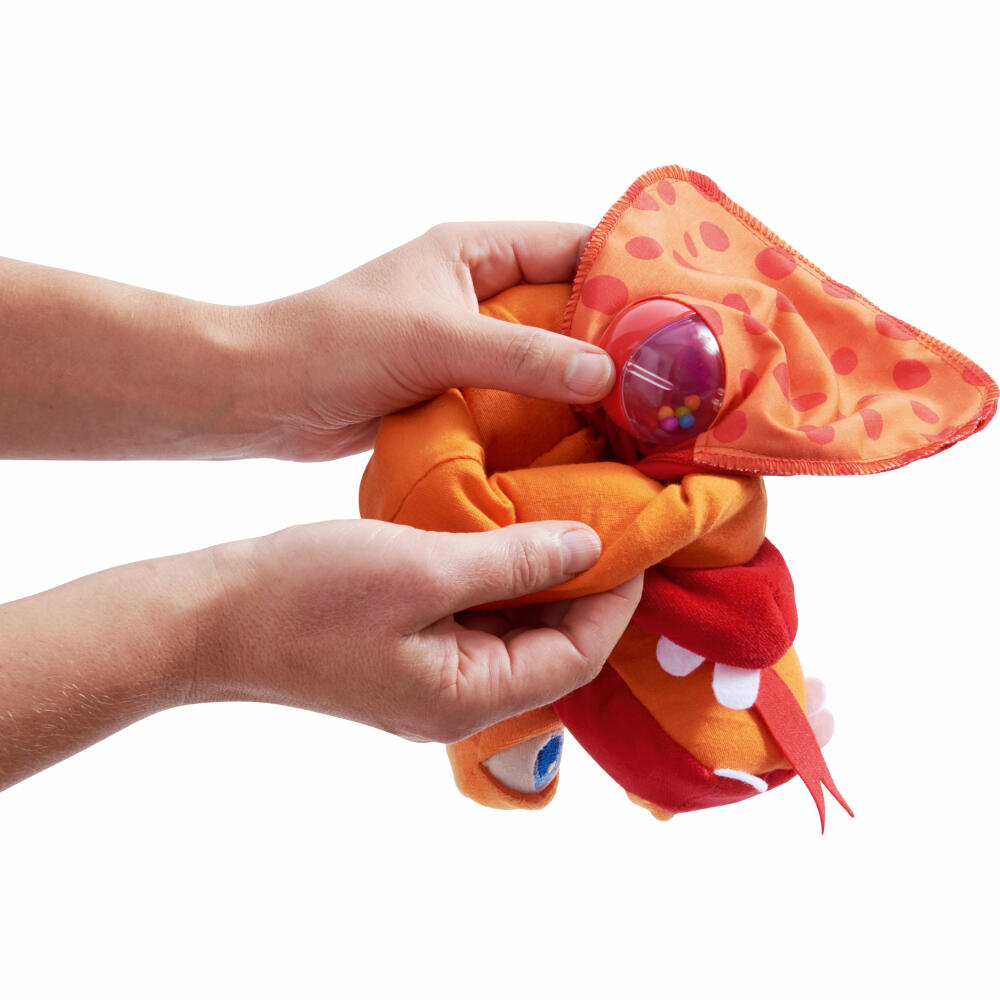 HABA Handpuppe Allesfresser, Puppe Figur, Handtheater, Theaterfigur, Kuschelpuppe, Spielzeug, 302926