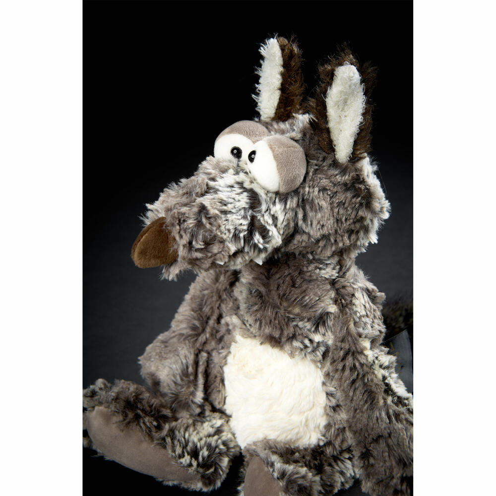 sigikid Grimms Gangster BeastsTown, soft toy, stuffed toy, cuddly toy, polyester, grey, 30 cm, 39743