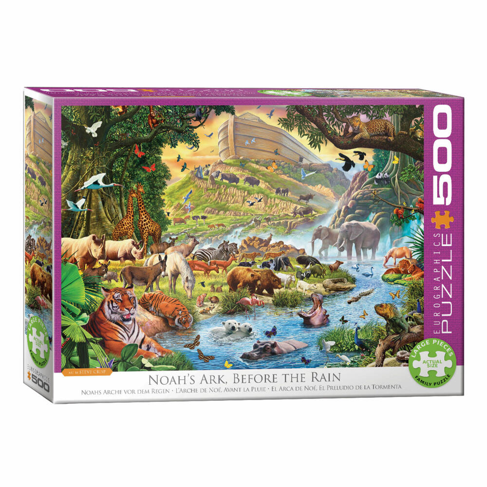 Eurographics Puzzle Noahs Arche vor dem Regen, 500 Teile, 68 x 48 cm, 6500-0980