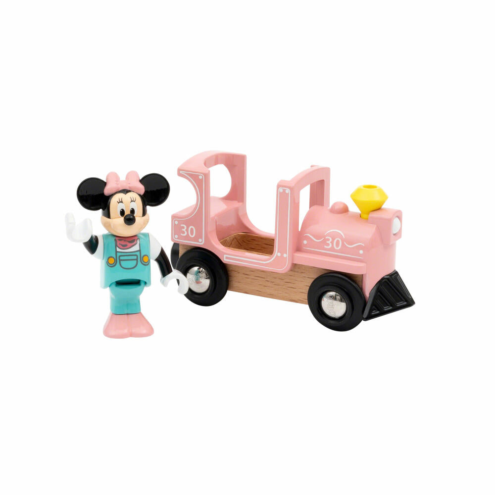 BRIO World Minnie Mouse Locomotive, Wooden Railway, Accessories, Supplement, Train, Wooden Railway, 32288