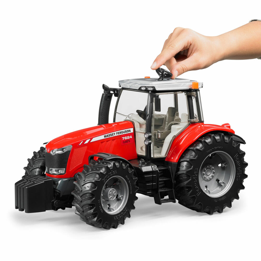 Bruder Agriculture Massey Ferguson 7624, Tractor, Model Vehicle, Model Vehicle, Toy, 03046