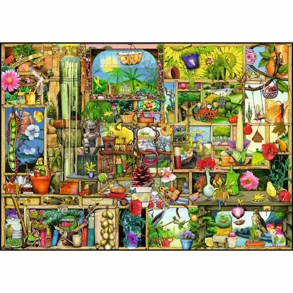Ravensburger Puzzle Grandioses Gartenregal, Erwachsenenpuzzle, 1000 Teile, 12000659