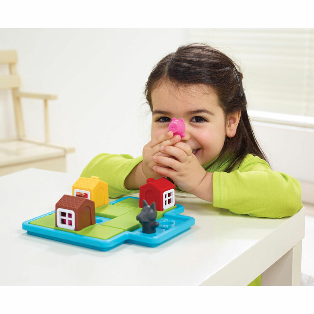 Smart Games Fairy Tale Games The 3 Little Pigs, Thinking Game, Children's Game, Children's Game, from 3 years, SG 023 DE
