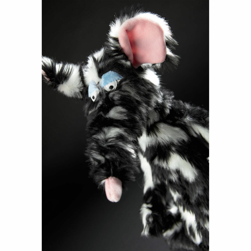 sigikid BEASTS Kuscheltier Ratte Schiggi Miggi, Plüschtier, Schmusetier, Kuschel Tier, Schwarz / Weiß, 39609
