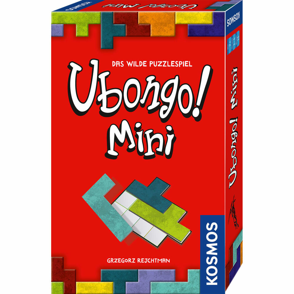 KOSMOS Ubongo! Mini, Bring Along Game, Board Game, Logic Game, Family Game, Board Game, 712679