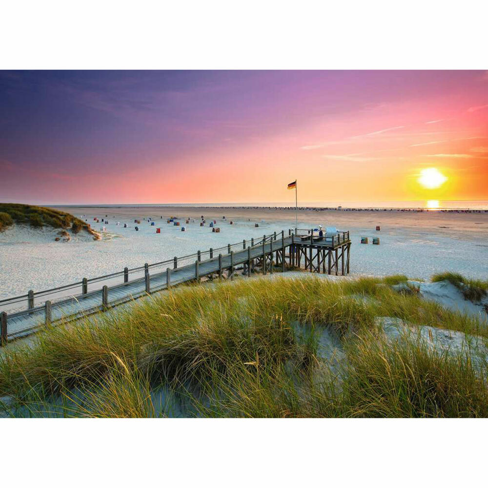 Ravensburger Puzzle Sonnenuntergang über Amrum, Erwachsenenpuzzle, 1000 Teile, 12000690