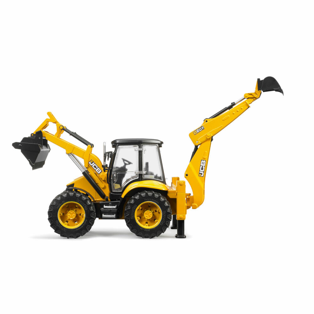 Bruder Baufahrzeuge JCB 5CX Eco Baggerlader, Bagger, Modellfahrzeug, Modell Fahrzeug, Spielzeug, 02454