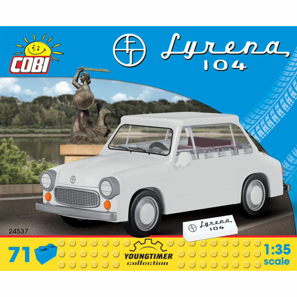 COBI Youngtimer Collection FSO Syrena 104, Auto, Fahrzeug, Sammelautos, Spielzeug, Spielen, Konstruktionsbausteine, 71 Teile, 24537