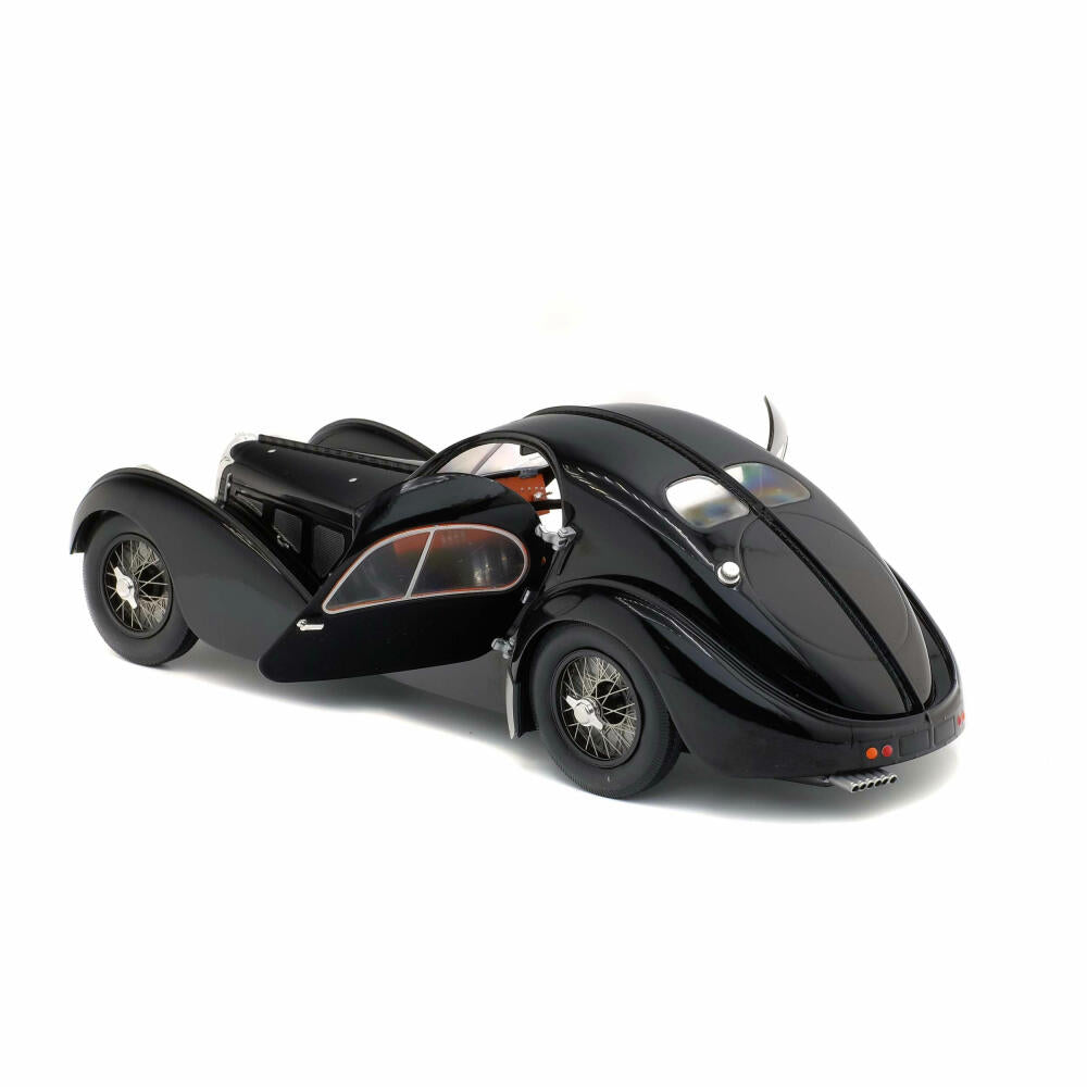 Solido Bugatti Atlantic Type 54 SC, model car, vintage car, car, miniature, black, 1:18, 421184430