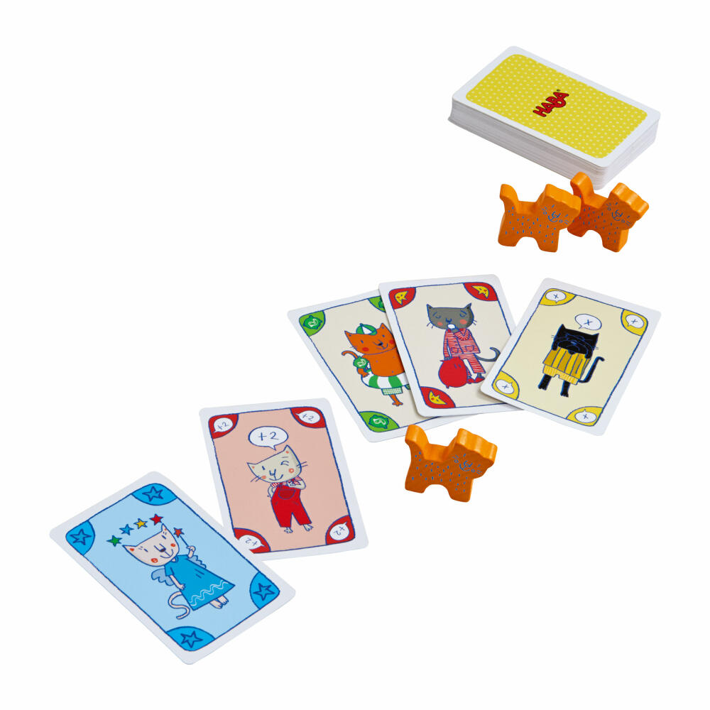 HABA Maunz Maunz, 59-tlg., Kartenspiel, Karten Spiel, Kinderspiele, Kinder Spiele, Spielzeug, 301322