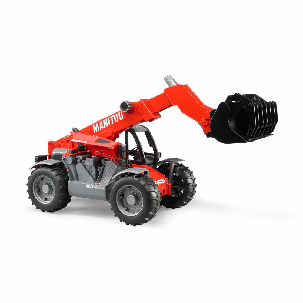 Bruder Construction Vehicles Manitou Telescopic Loader MLT 633, Construction Machine, Model Vehicle, Model Vehicle, Toy, 02125