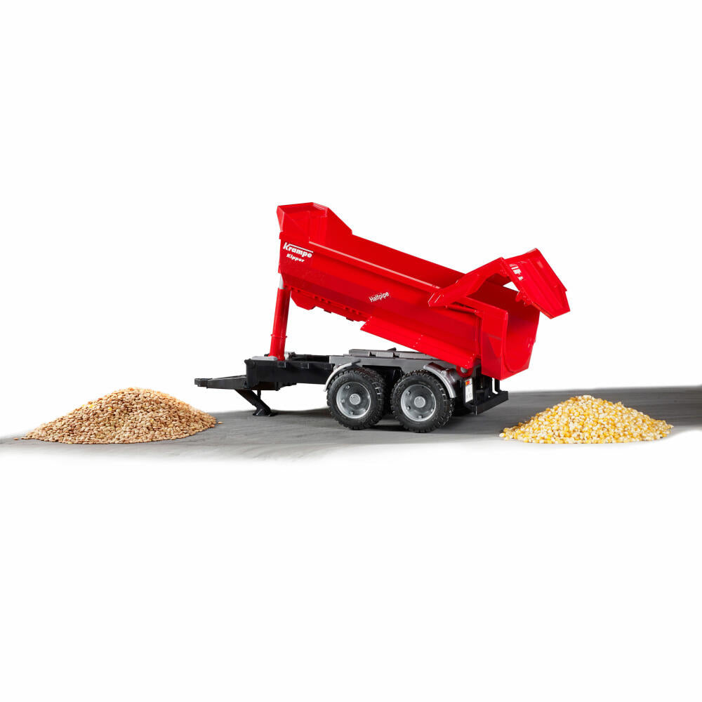 Bruder Agriculture Krampe Tandem Halfpipe Tipper Trailer, Model Vehicle, Model Vehicle, Toy, Accessories, 02225