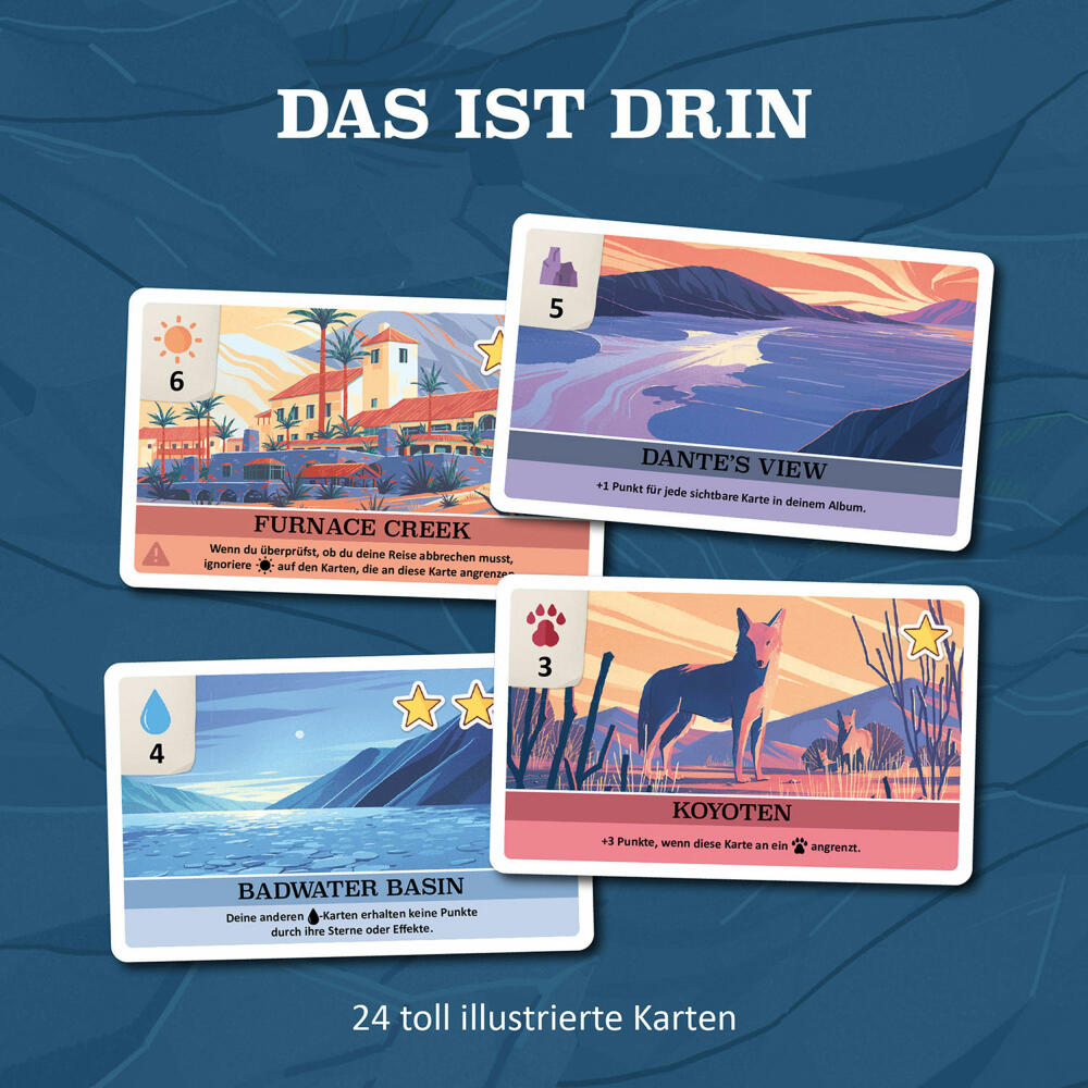KOSMOS Death Valley, Kartenspiel, Spiele für Zwei, Taktikspiel, Familienspiel, 741761