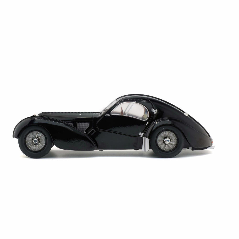 Solido Bugatti Atlantic Type 54 SC, model car, vintage car, car, miniature, black, 1:18, 421184430