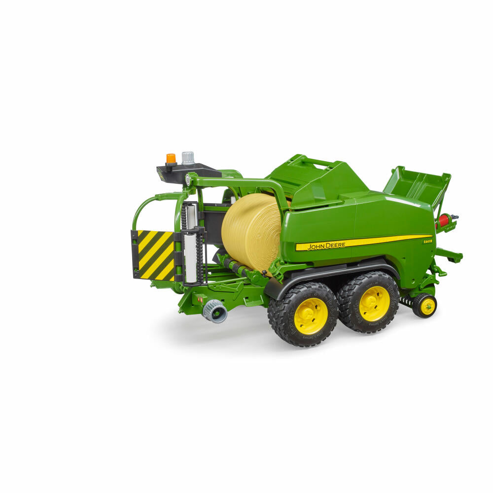 Bruder Agriculture John Deere Round Bale Press Wrapper Combination C441R, Harvester, Model Vehicle, Model Vehicle, Toy, 02032
