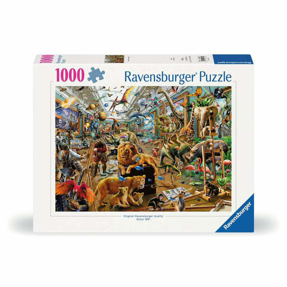 Ravensburger Puzzle Chaos in der Galerie, Erwachsenenpuzzle, 1000 Teile, 12000570
