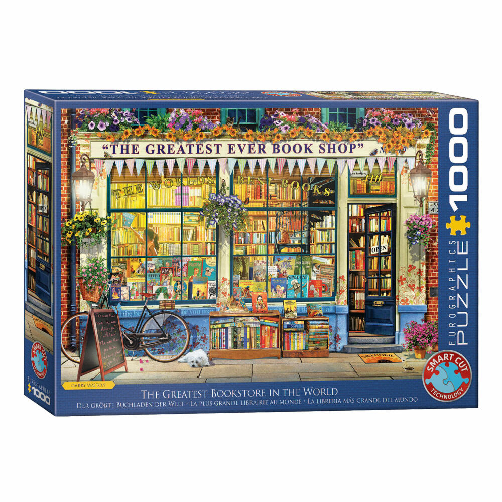 Eurographics Puzzle The Greatest Bookstore in the World, 1000 pieces, 68 x 48 cm, 6000-5351