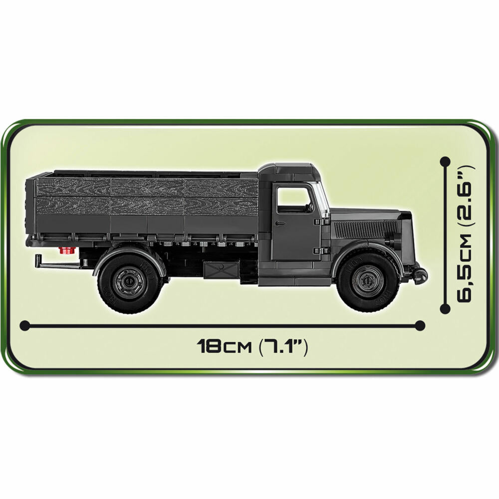 Cobi Klemmbausteinset Blitz 3.6-36S Truck, World War 2, Militär Spielzeug, 242 Teile, 2259