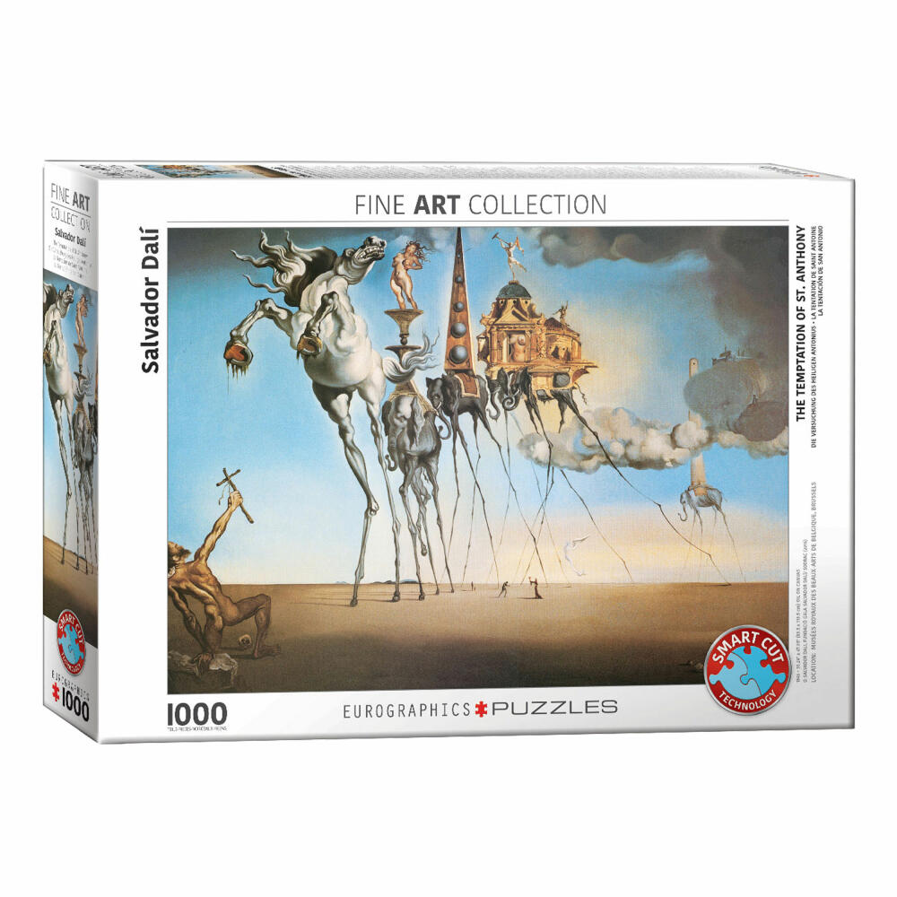 Eurographics Puzzle The Temptation of Saint Anthony by Salvador Dali, 1000 pieces, 68 x 48 cm, 6000-0847
