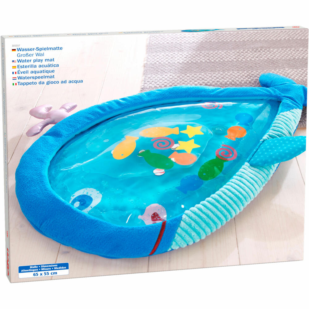 HABA Water Play Mat Big Whale, Motor Skills Toy, Polyester, from 6 months, 305557