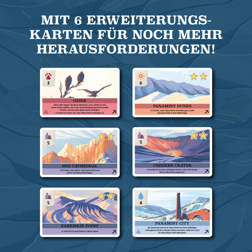 KOSMOS Death Valley, Kartenspiel, Spiele für Zwei, Taktikspiel, Familienspiel, 741761