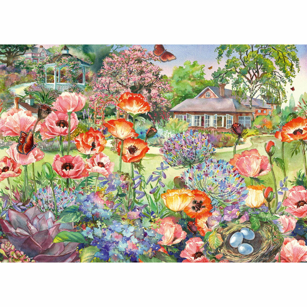 Schmidt Spiele Blühender Garten, Standard Puzzle, Erwachsenenpuzzle, 1000 Teile, 58975