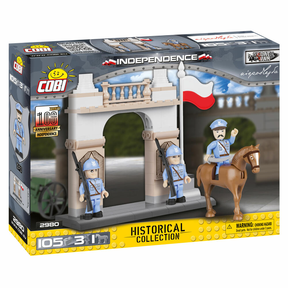 COBI Small Army Independence, Military, Soldiers, Special Model, Toy, Construction Blocks, 105 Pieces, 2980
