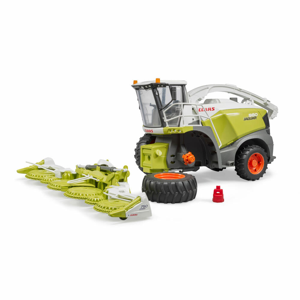 Bruder Agriculture Claas Jaguar 980 Forage Harvester, Harvesting Machine, Model Vehicle, Model Vehicle, Toy, 02134