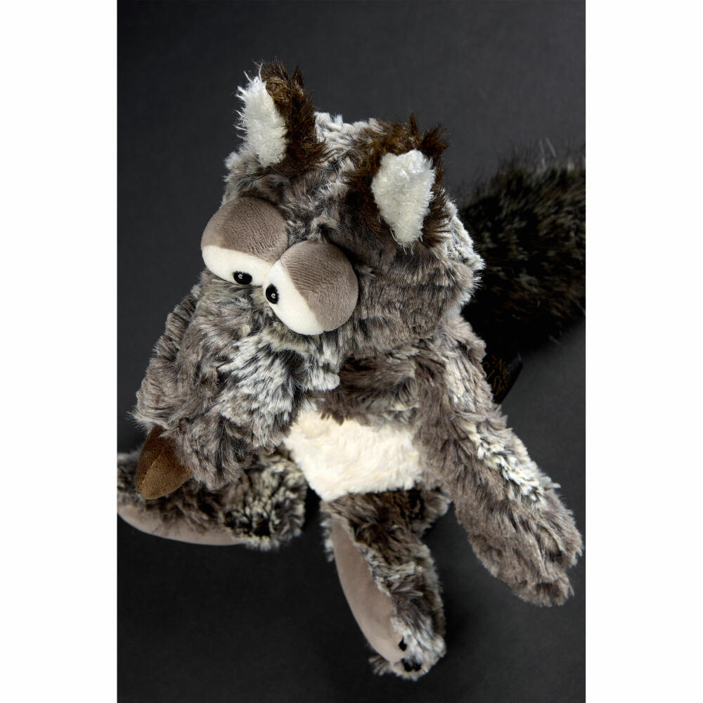 sigikid Grimms Gangster BeastsTown, soft toy, stuffed toy, cuddly toy, polyester, grey, 30 cm, 39743