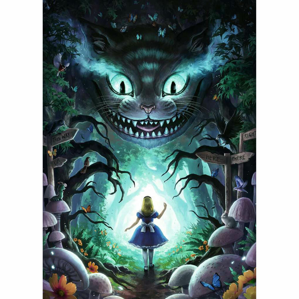 Ravensburger Puzzle Abenteuer mit Alice, Erwachsenenpuzzle, 1000 Teile, 12000526