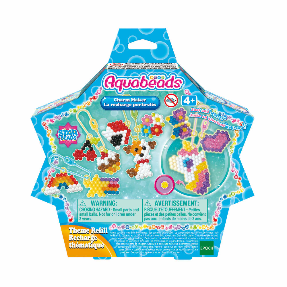 Aquabeads Anhänger Set, Refill, Bastelperlen, Bastelset, Basteln, Perlen, Kinder, 31770