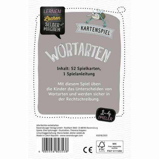 Ravensburger Lernspiel Lernen Lachen Selbermachen: Wortarten, 80353