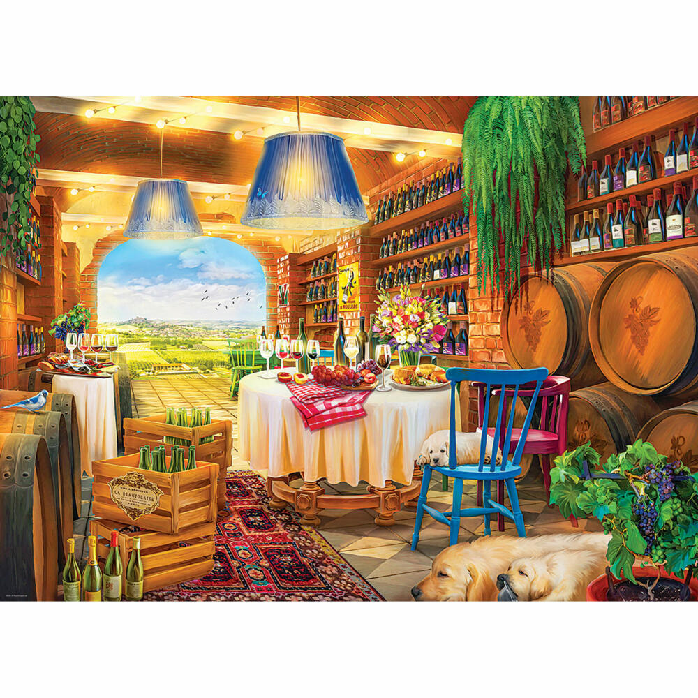 Eurographics Puzzle Weingut, Smart Cut, 1000 Teile, 68 x 48 cm, 6000-5846