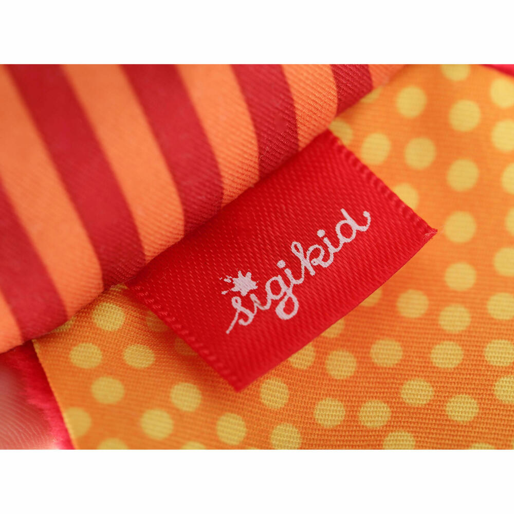 sigikid Red Stars Schmetterling, Knister-Schmetterling, Knisterfolie, Greifling, Babyspielzeug, Baby Spielzeug, Polyester, Orange, 41181