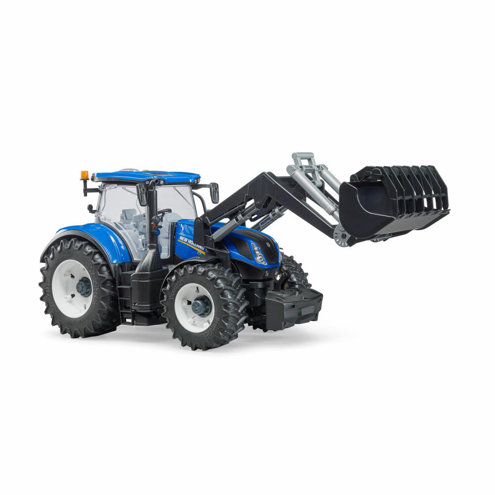 Bruder Landwirtschaft New Holland T7.315, mit Frontlader, Traktor, Modellfahrzeug, Modell Fahrzeug, Spielzeug, 03121