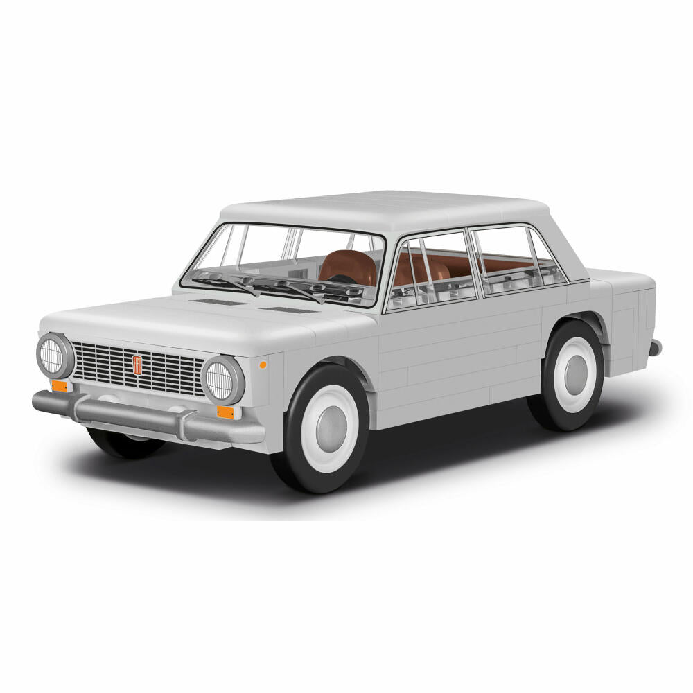 COBI Youngtimer Collection Fiat 124 Berlina 1200, Car, Vehicle, Collectible Cars, Toys, Games, Construction Blocks, Plastic, 93 Parts, 24521