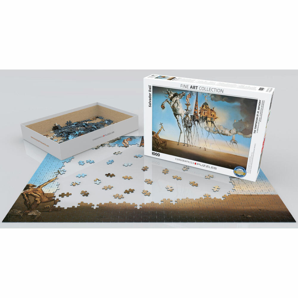 Eurographics Puzzle The Temptation of Saint Anthony by Salvador Dali, 1000 pieces, 68 x 48 cm, 6000-0847