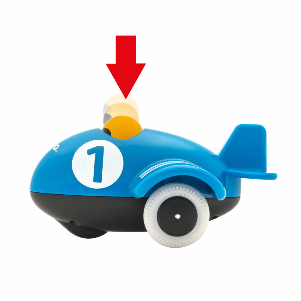 BRIO Push & Go Airplane, Push Airplane, Push Toy, Wooden Toy, Wooden Toy, Toddler, 30264